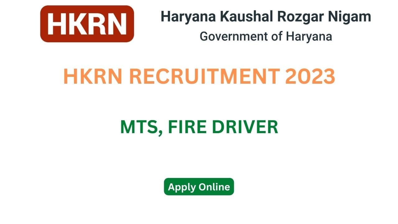 Hkrn mts driver recruitment 2023