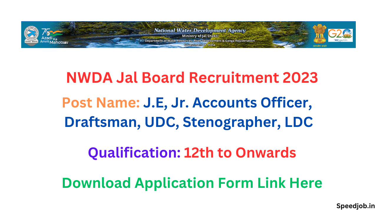 NWDA Recruitment 2023 - Delhi Jal Board Recruitment 2023 [Various Post]