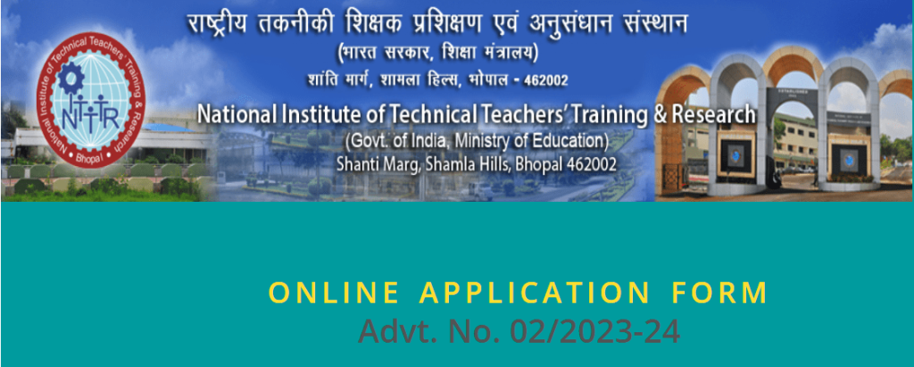 Nitttr bhopal non teaching recruitment 2023