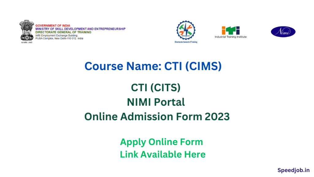 Cti cits admission 2023 1 Cti cits online admission 2023