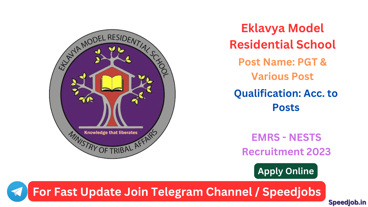 Emrs recruitment 2023 1 Emrs recruitment 2023 - nests various post online form 2023