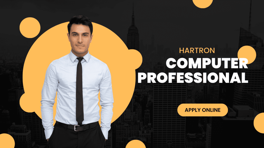 Hartron computer professional recruitment 2023