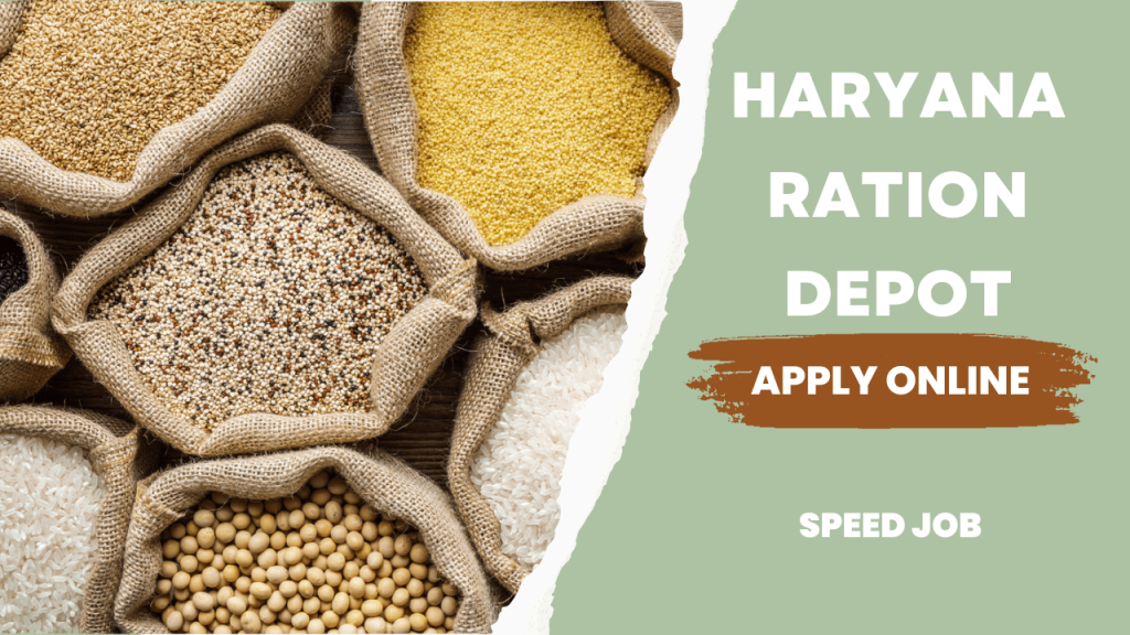 Haryana ration depot online form 2023