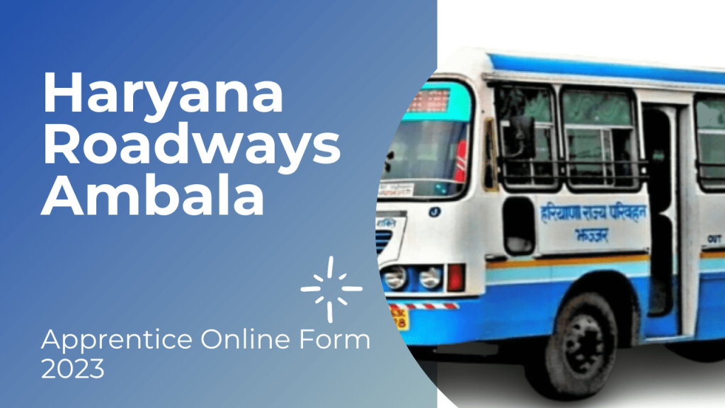 Ambala roadways apprentice recruitment 2023 1 Ambala roadways apprentice recruitment 2023