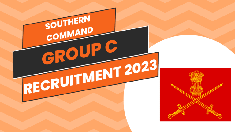 Pune Southern Command Recruitment 2023 - HQ Southern Command Group C Form