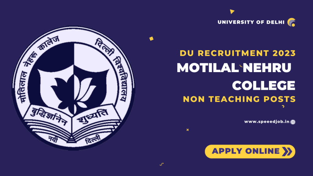 Motilal nehru college delhi recruitment 2023 1 Motilal nehru college delhi recruitment 2023