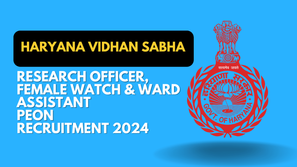 Haryana vidhan sabha recruitment 2024 1 Haryana vidhan sabha recruitment 2024