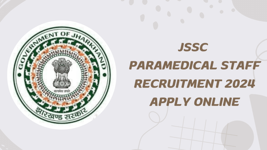 Jssc paramedical staff recruitment 2024 1 Jssc paramedical staff recruitment 2024
