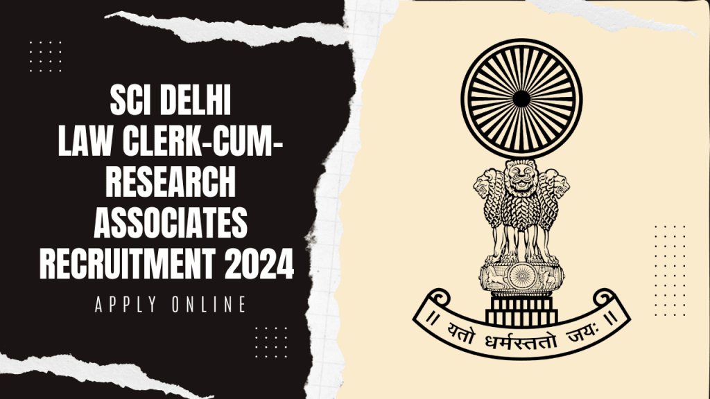 Supreme court delhi recruitment 2024 1 Supreme court delhi recruitment 2024