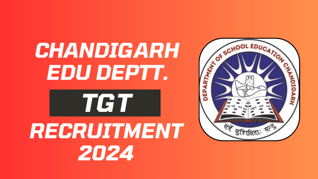 Chandigarh tgt recruitment 2024 1 Chandigarh tgt recruitment 2024