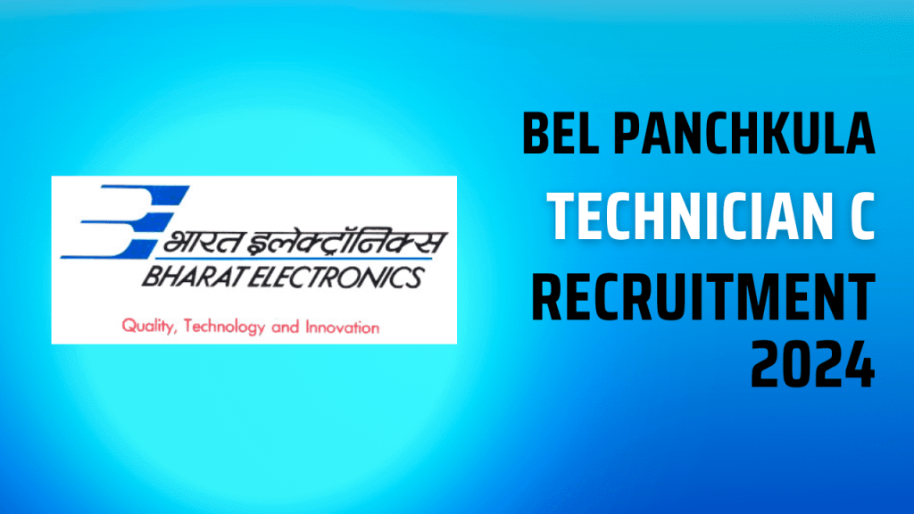 Bel panchkula technician recruitment 2024 1 Bel panchkula technician recruitment 2024