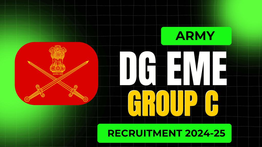 Army dg eme group c recruitment 1 Army dg eme group c recruitment 2024-25
