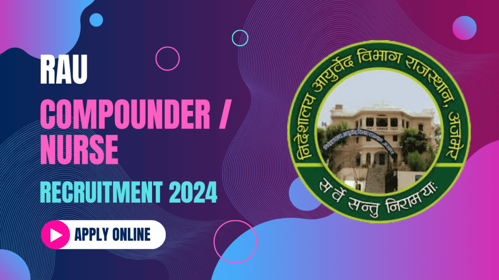 Rau compounder / nurse recruitment 2024 1 Rau compounder / nurse recruitment 2024