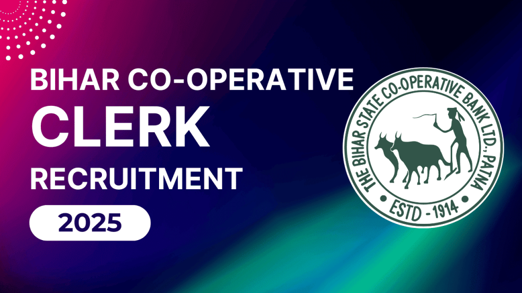 Bihar cooperative bank clerk recruitment 2025 1 Bihar cooperative bank clerk recruitment 2025