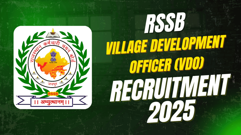 Rssb vdo recruitment 2025 2 Rssb vdo recruitment 2025