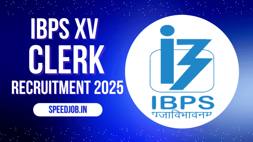 Ibps clerk recruitment 2025 1 Ibps crp clerk xv recruitment / vacancy 2025