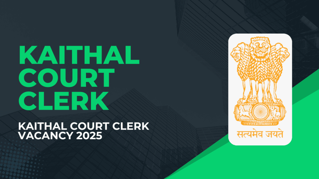 Karnal court clerk recruitment 2025 1 Karnal court clerk recruitment 2025