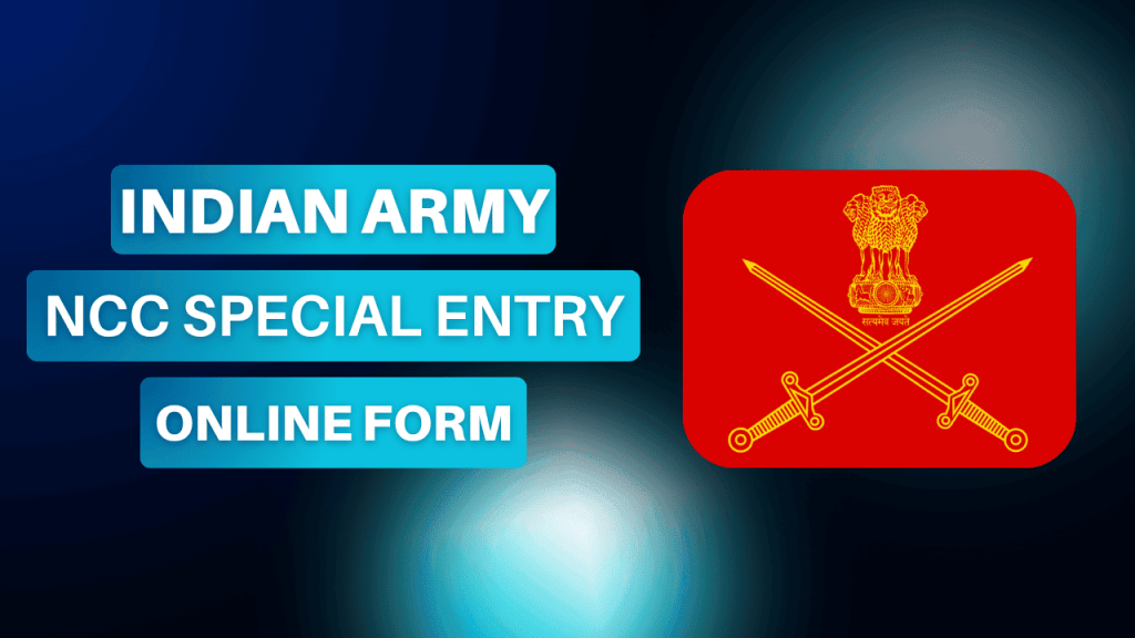 Army 123rd ncc special entry form 2025