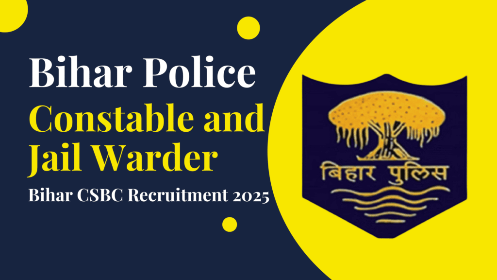 Bihar csbc constable and jail warder recruitment 2025 1 Bihar csbc constable and jail warder recruitment 2025