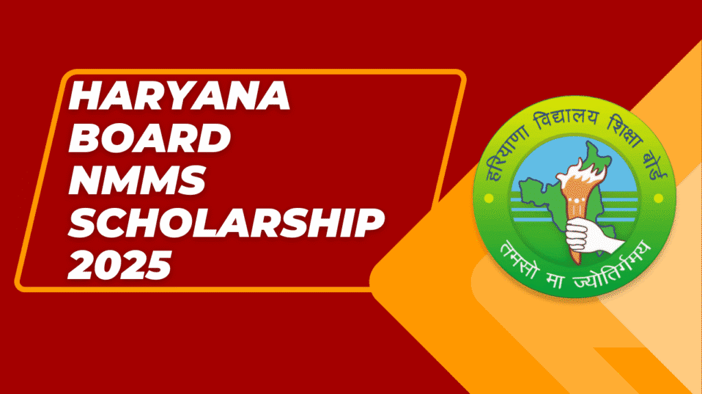 Haryana nmms scholarship exam 2025 1 Haryana nmms scholarship exam 2025