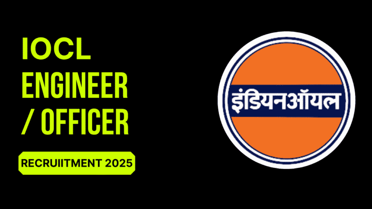 Iocl junior engineer recruitment 2025 1 Iocl junior engineer recruitment 2025