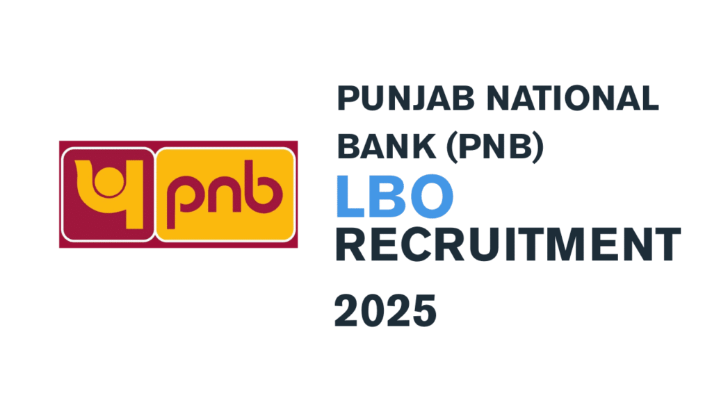 Pnb lbo recruitment 2025 1 Pnb lbo recruitment 2025