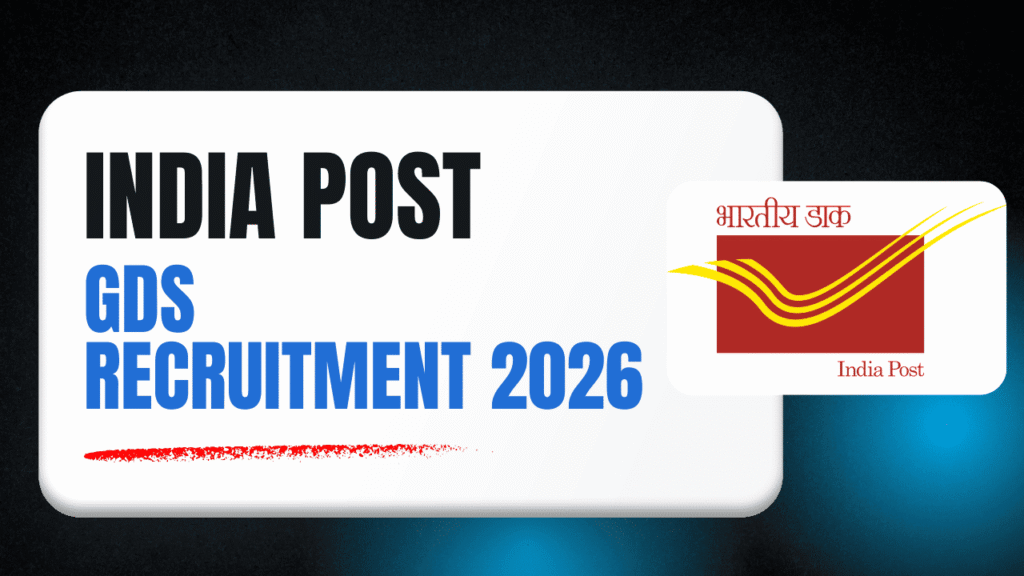 India post gds recruitment 2026 1 India post gds recruitment 2026