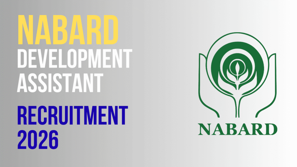 Nabard development assistant recruitment 2026 1 Nabard development assistant recruitment 2026