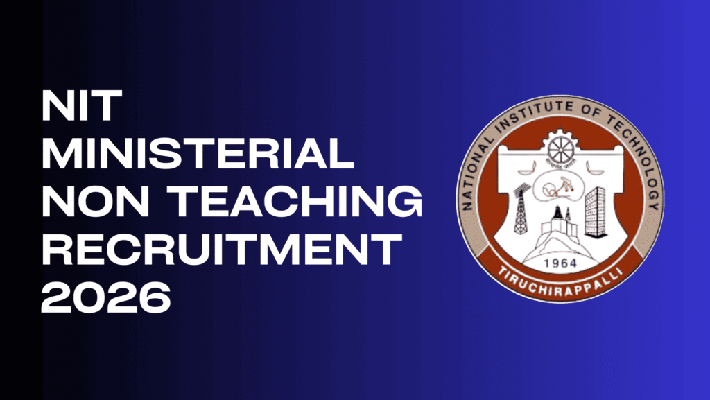 Nit ministerial non teaching recruitment 2026 1 Nit ministerial non teaching recruitment 2026