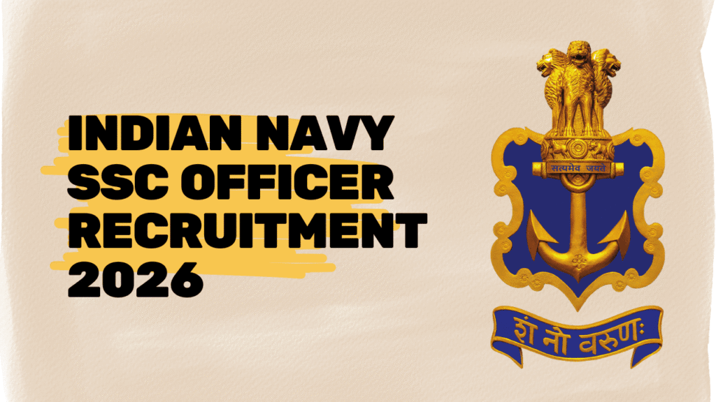 Indian navy ssc officer recruitment 2026 1 Indian navy ssc officer recruitment 2026