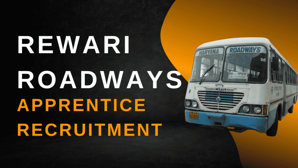 Rewari roadways apprentice recruitment 2026 1 Rewari roadways apprentice recruitment 2026