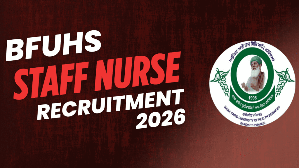 Bfuhs staff nurse recruitment 2026 1 Bfuhs staff nurse recruitment 2026