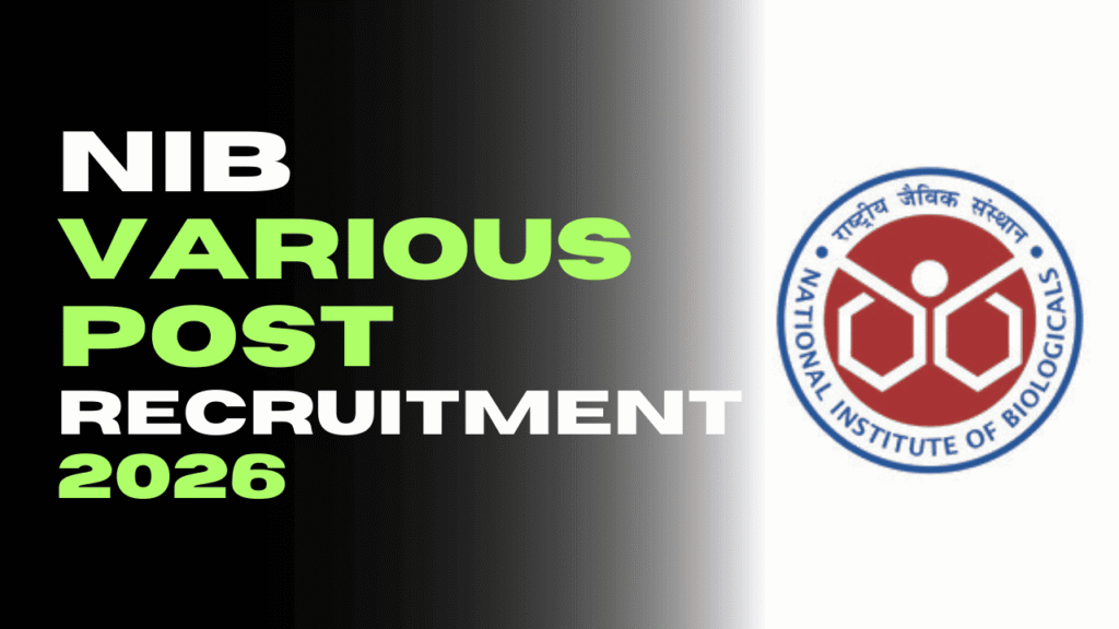 Nib recruitment 2026 1 Nib recruitment 2026