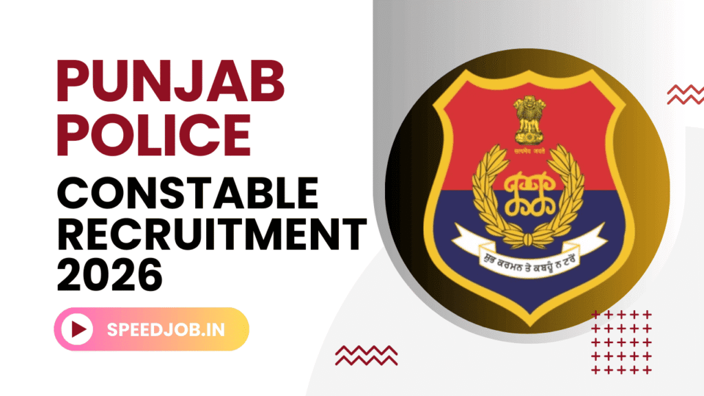Punjab police constable recruitment 2026 1 Punjab police constable recruitment 2026