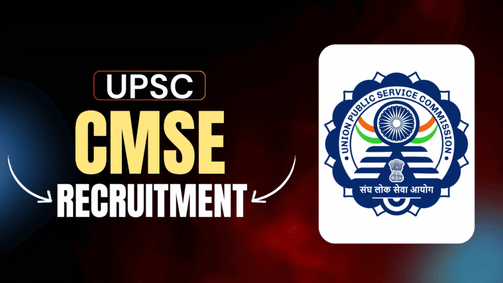 Upsc cms recruitment 2026 1 Upsc cms recruitment 2026