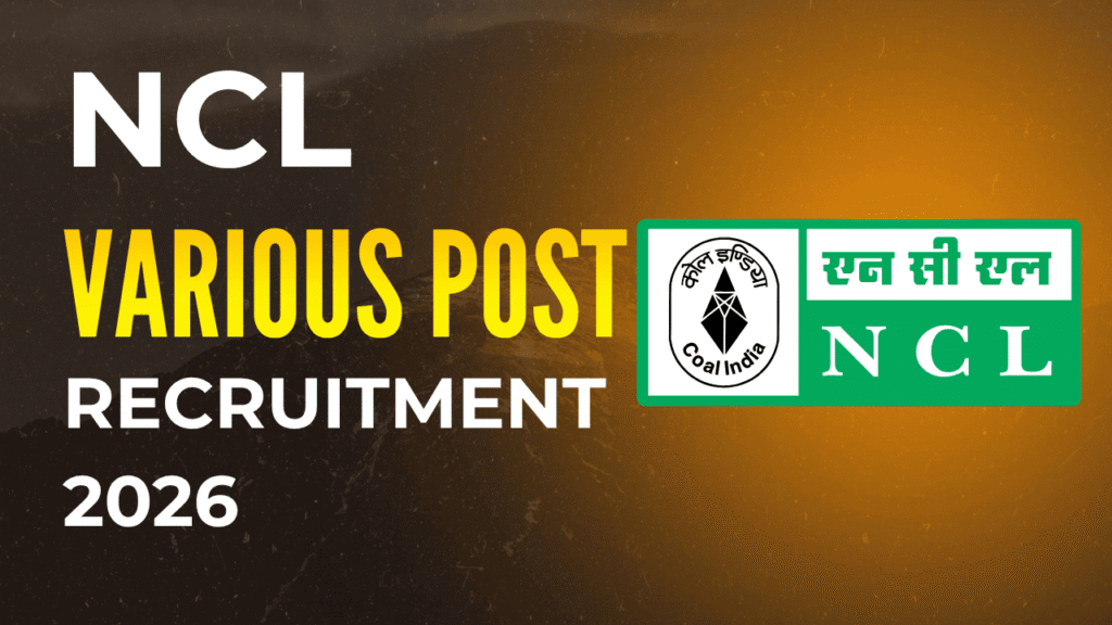 Ncl recruitment 2026 1 Ncl recruitment 2026
