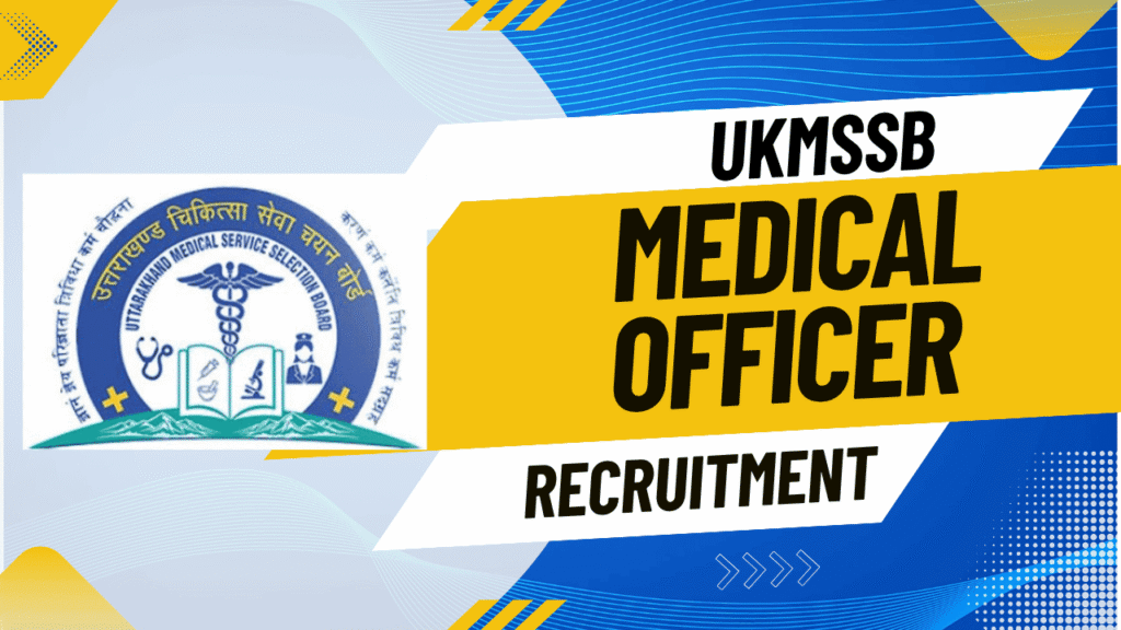 Ukmssb medical officer recruitment 2026 1 Ukmssb medical officer recruitment 2026