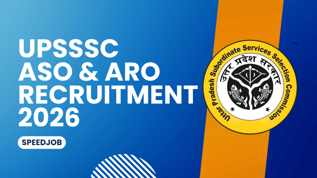 Upsssc aso aro recruitment 2026 1 Upsssc aso aro recruitment 2026