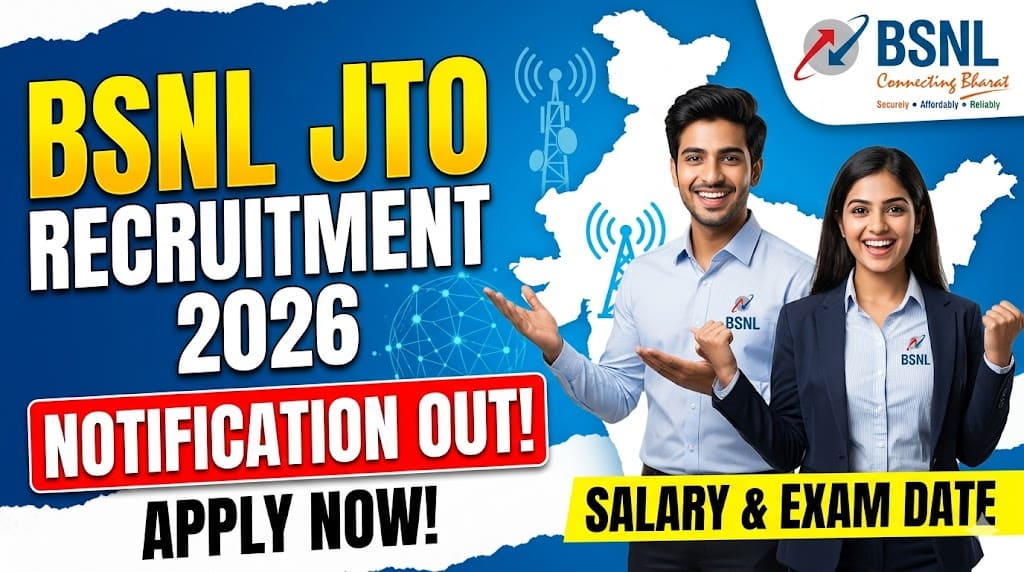 Bsnl jto recruitment 2026 1 Bsnl jto recruitment 2026