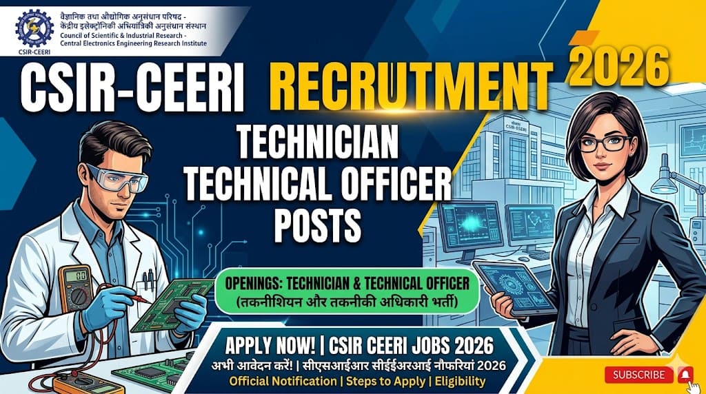 Csir ceeri recruitment 2026 1 Csir ceeri recruitment 2026
