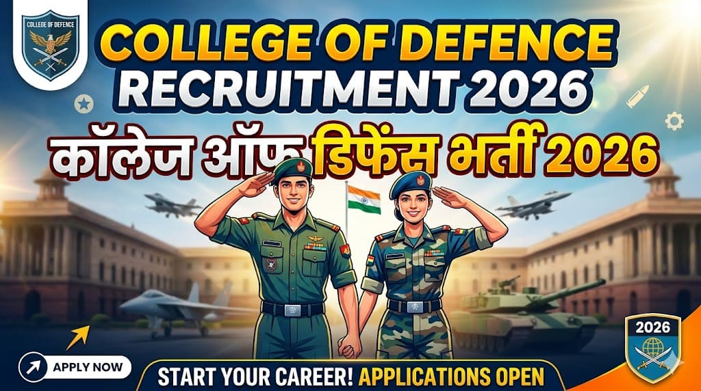 College of defence recruitment 2026 1 College of defence recruitment 2026