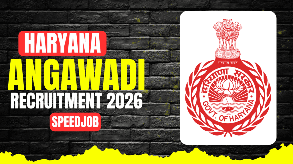 Haryana anganwadi recruitment 2026 1 Haryana anganwadi recruitment 2026