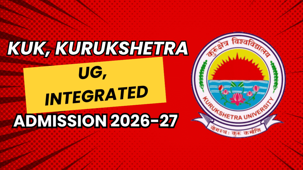 Kurukshetra university ug course admission 2026 1 Kurukshetra university ug course admission 2026