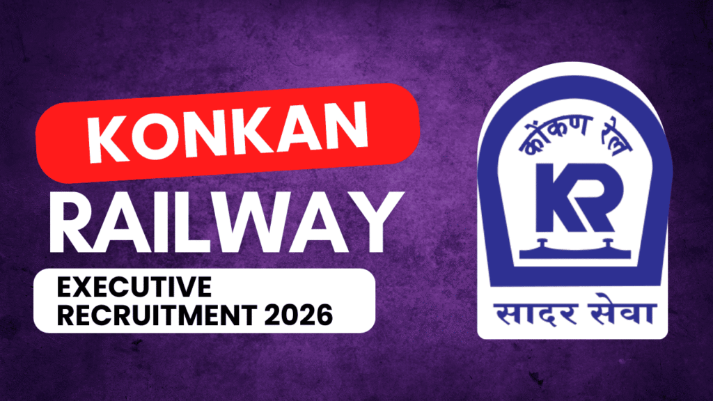 Konkan railway recruitment 2026 1 Konkan railway recruitment 2026