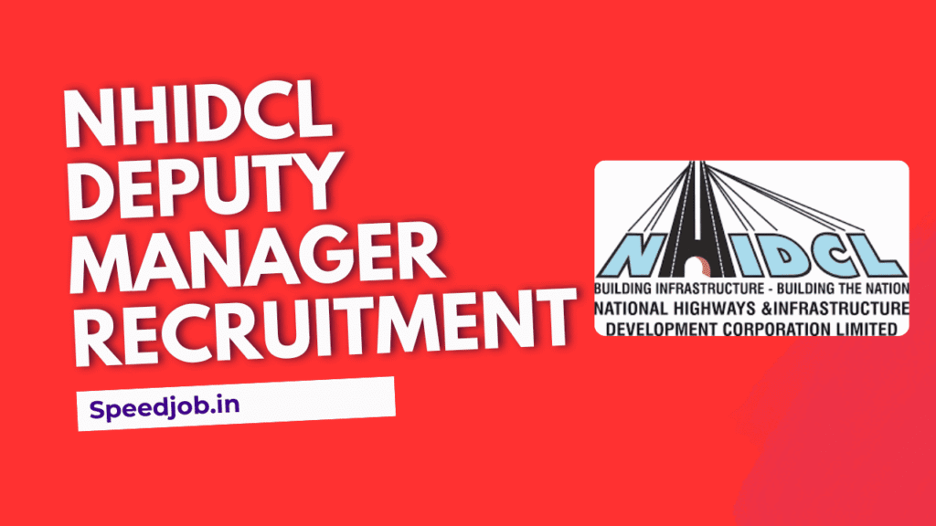 Nhidcl deputy manager technical recruitment 2026 1 Nhidcl deputy manager technical recruitment 2026
