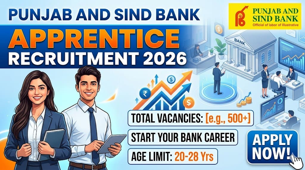 Punjab and sind bank apprentice recruitment 2026 1 Punjab and sind bank apprentice recruitment 2026