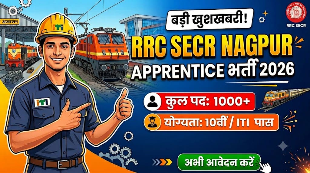 Rrc secr nagpur apprentice recruitment 2026 1 Rrc secr nagpur apprentice recruitment 2026
