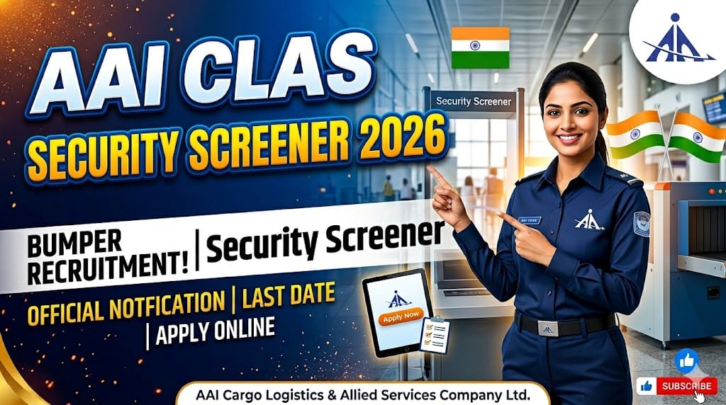 Aai clas security screener recruitment 2026 1 Aai clas security screener recruitment 2026