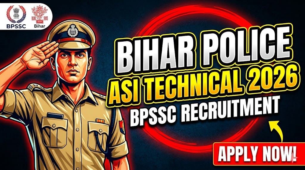 Bpssc bihar police asi technical recruitment 2026 1 Bpssc bihar police asi technical recruitment 2026