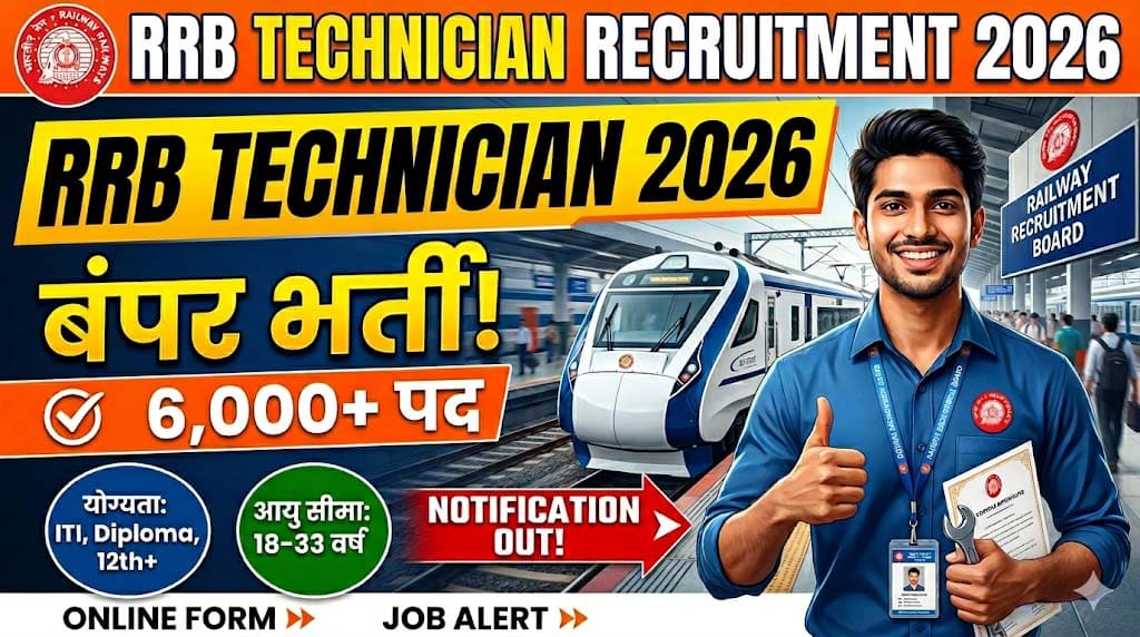 Rrb technician recruitment 2026 1 Rrb technician recruitment 2026